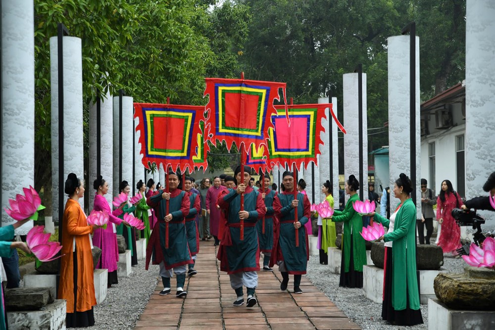 Tái hiện nghi lễ cung đình “Tống cựu nghinh tân” tại Hoàng thành Thăng Long - ảnh 7
