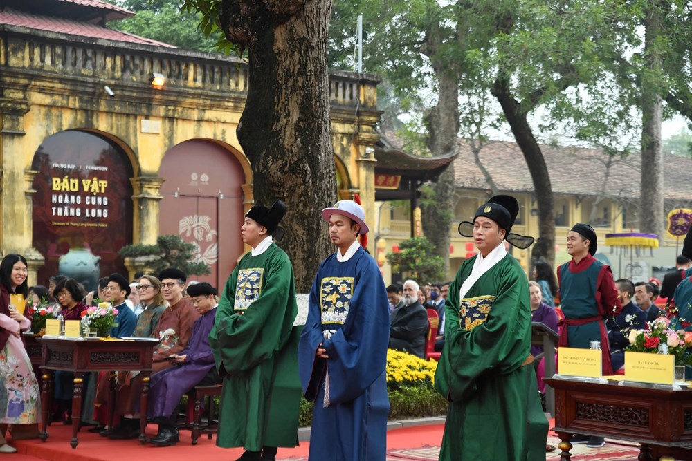 Tái hiện nghi lễ cung đình “Tống cựu nghinh tân” tại Hoàng thành Thăng Long - ảnh 3
