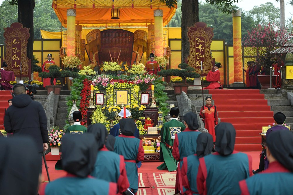 Tái hiện nghi lễ cung đình “Tống cựu nghinh tân” tại Hoàng thành Thăng Long - ảnh 2