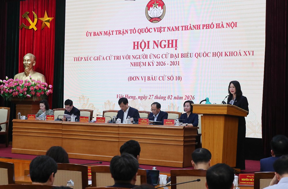 Thứ trưởng Thường trực Lâm Thị Phương Thanh tiếp xúc cử tri Hà Nội - ảnh 3