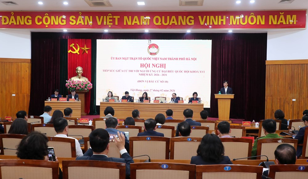 Thứ trưởng Thường trực Lâm Thị Phương Thanh tiếp xúc cử tri Hà Nội - ảnh 1