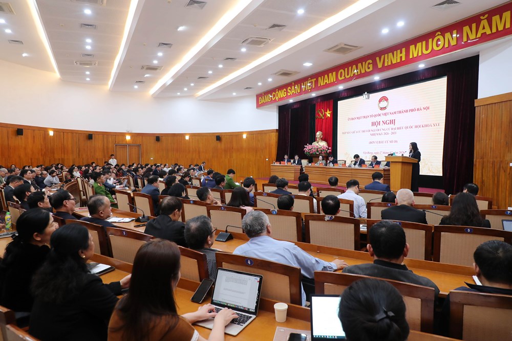 Thứ trưởng Thường trực Lâm Thị Phương Thanh tiếp xúc cử tri Hà Nội - ảnh 5