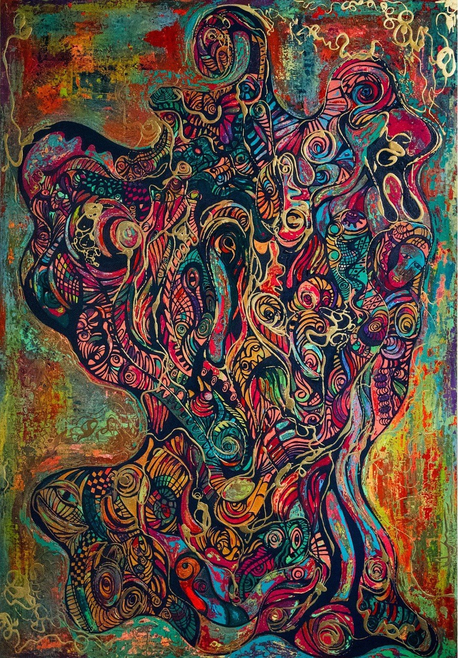 Sau thời gian ở ẩn, CAT - Đào Anh Thơ ra mắt loạt tranh sơn mài khổ lớn - ảnh 2