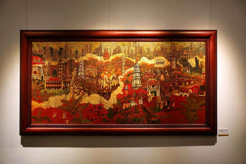 Ngắm những phiên chợ quê xưa trong tranh Hoàng Sùng - ảnh 4