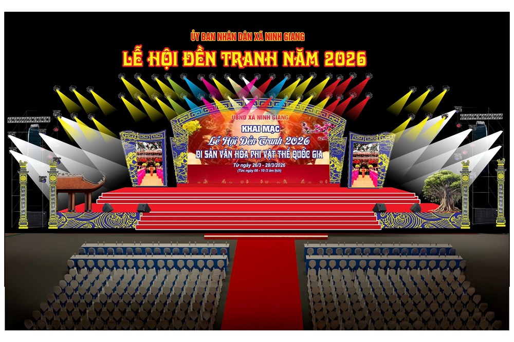 Khai hội Đền Tranh xuân 2026 sẽ được tổ chức với nhiều nghi lễ đặc sắc - ảnh 1
