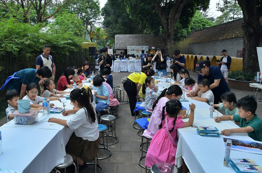 Lan toả tình yêu di sản đến thiếu nhi qua cuộc thi vẽ “Di sản trong mắt em” - ảnh 4