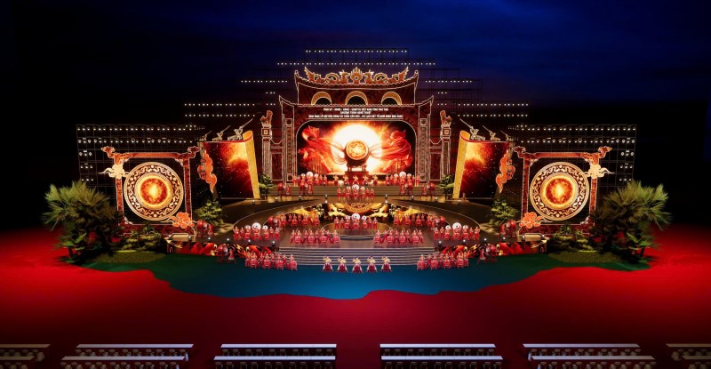 Tác giả Lê Thế Song kể câu chuyện lớn hơn về cội nguồn trong đêm khai hội Đền Hùng - ảnh 1