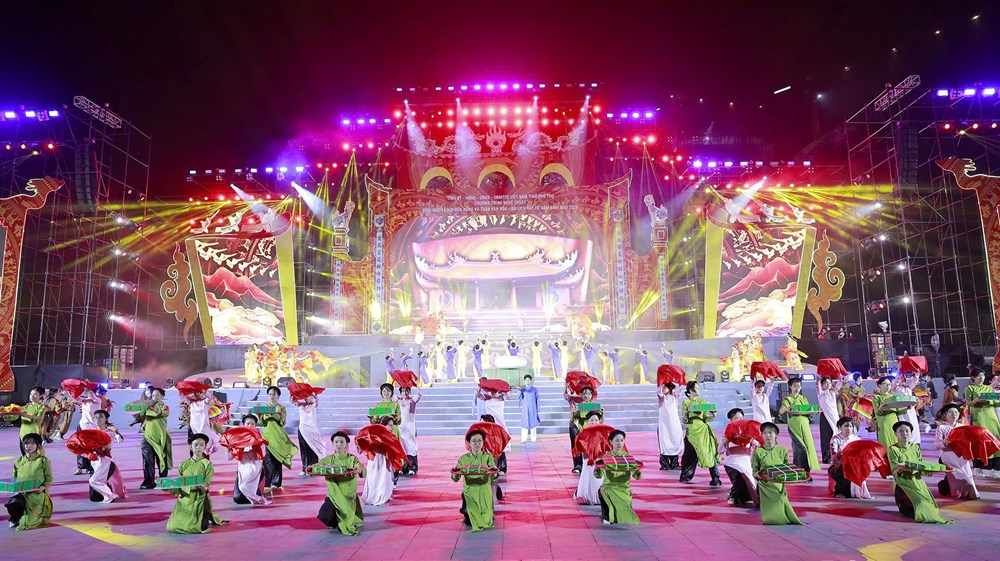 Tổng duyệt chương trình nghệ thuật khai mạc Lễ hội Đền Hùng và Tuần Văn hóa - Du lịch Đất Tổ - ảnh 2