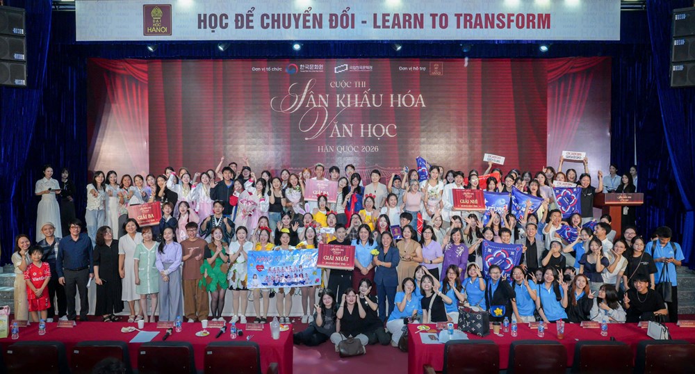 Sinh viên Hà Nội đưa văn học Hàn Quốc lên sân khấu - ảnh 3