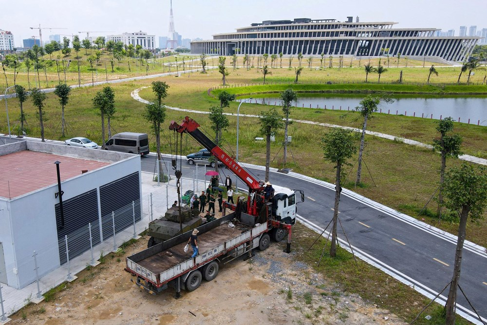 Bảo tàng Lịch sử Quân sự Việt Nam tiếp nhận xe tăng M5 Stuart  - ảnh 6