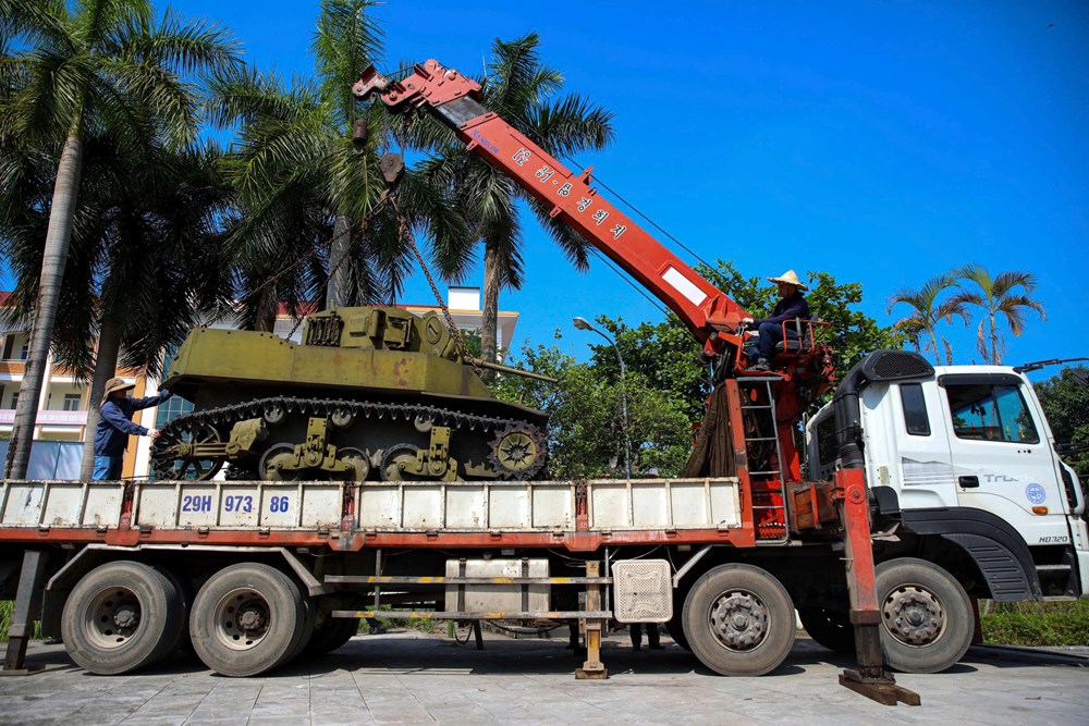 Bảo tàng Lịch sử Quân sự Việt Nam tiếp nhận xe tăng M5 Stuart  - ảnh 4