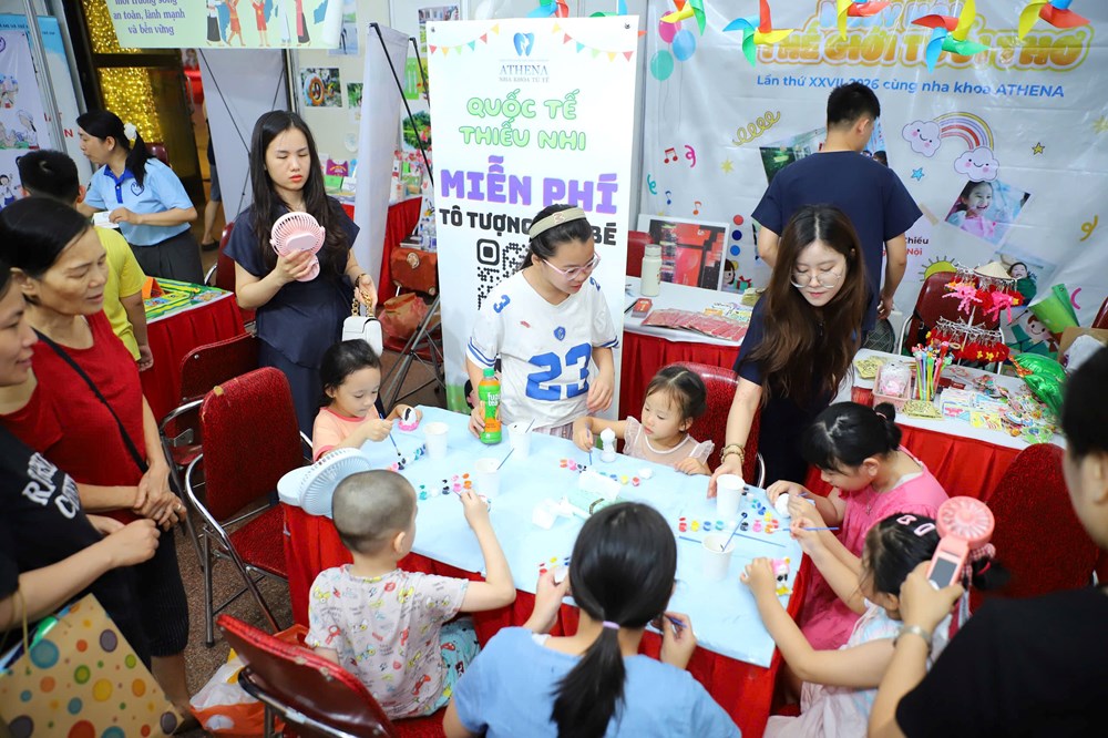 Nhiều trải nghiệm thú vị tại Ngày hội Thế giới tuổi thơ  - ảnh 5