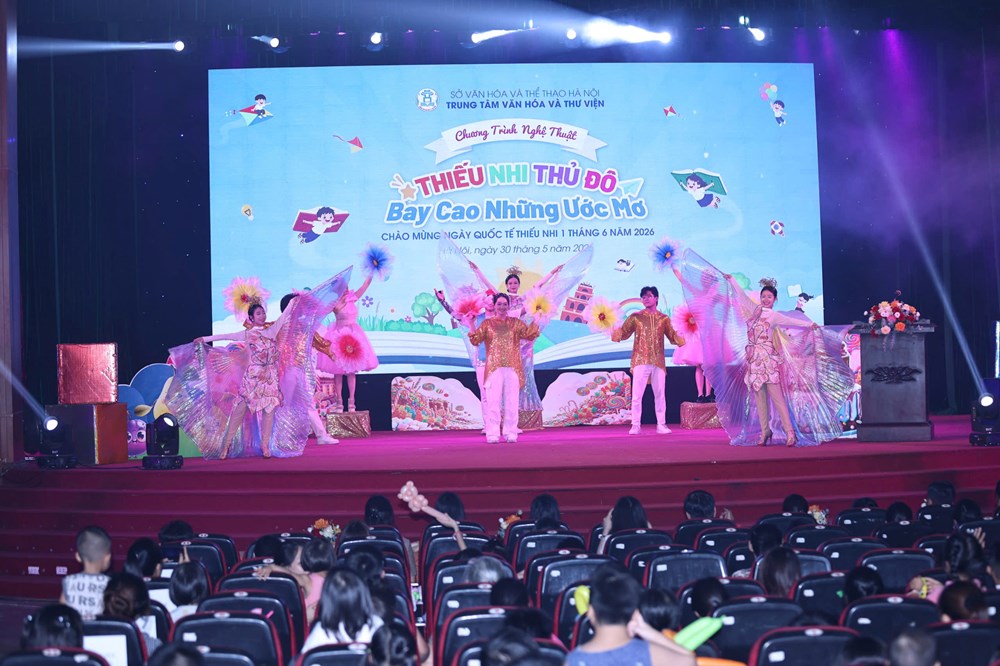 Nhiều hoạt động đặc sắc dành cho thiếu nhi “Bay cao những ước mơ“ - ảnh 7