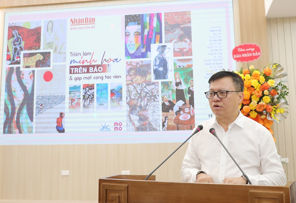 Gần 90 tác phẩm quy tụ tại triển lãm “Minh họa trên báo” - ảnh 1