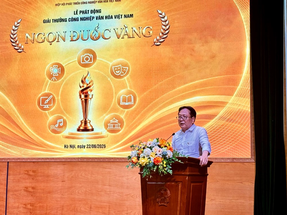 Lần đầu phát động Giải thưởng Công nghiệp văn hóa Việt Nam “Ngọn đuốc vàng” - ảnh 1