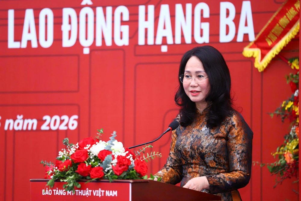 Bảo tàng Mỹ thuật Việt Nam đón nhận Huân chương Lao động hạng Ba, khẳng định vị thế trung tâm mỹ thuật hàng đầu cả nước - ảnh 3