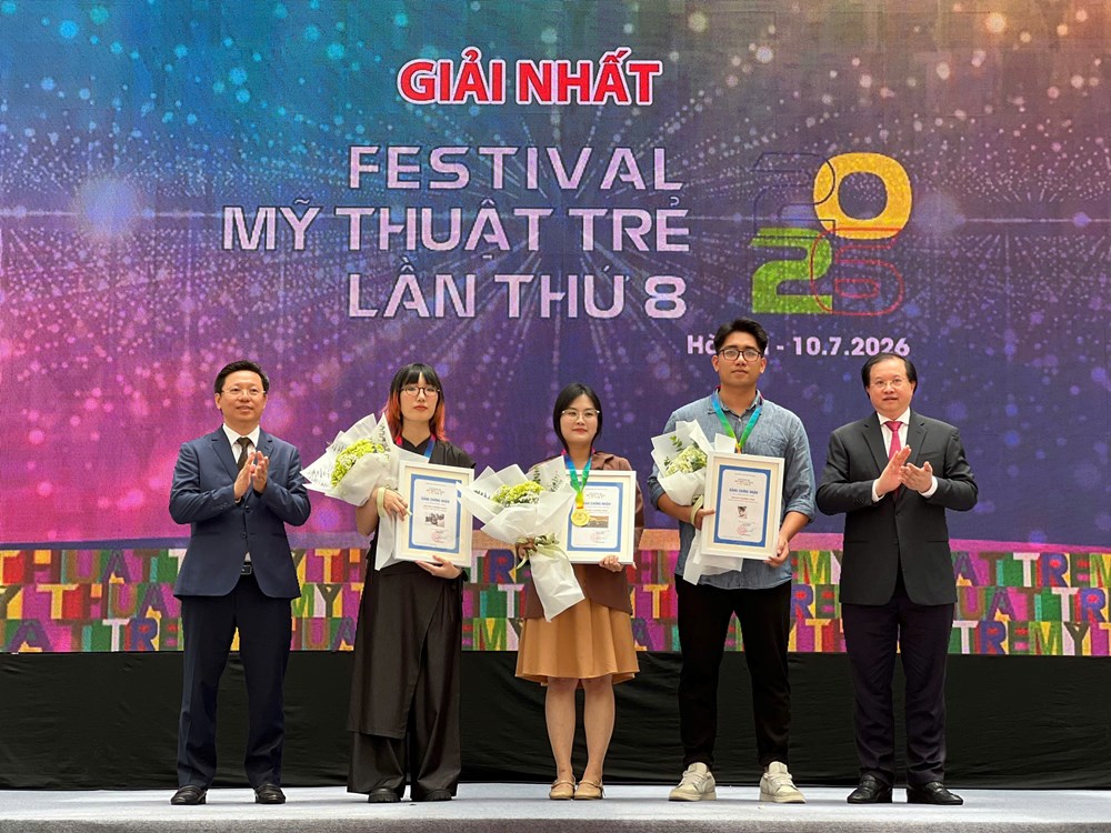 31 tác phẩm được trao giải Festival Mỹ thuật trẻ lần thứ VIII năm 2026 - ảnh 2