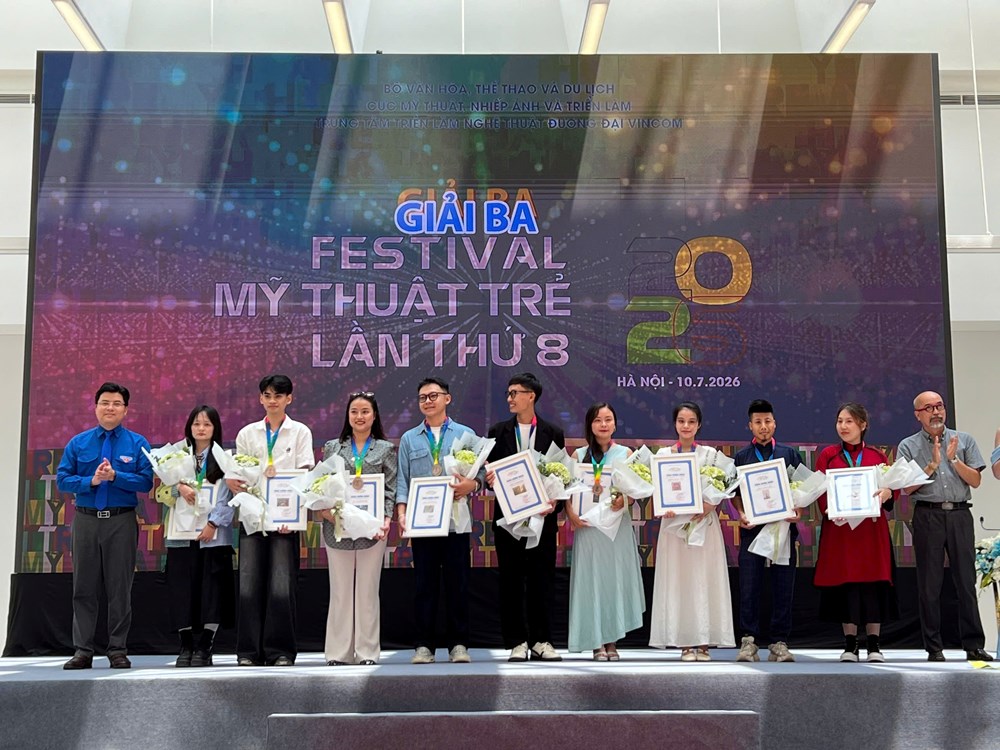 31 tác phẩm được trao giải Festival Mỹ thuật trẻ lần thứ VIII năm 2026 - ảnh 5