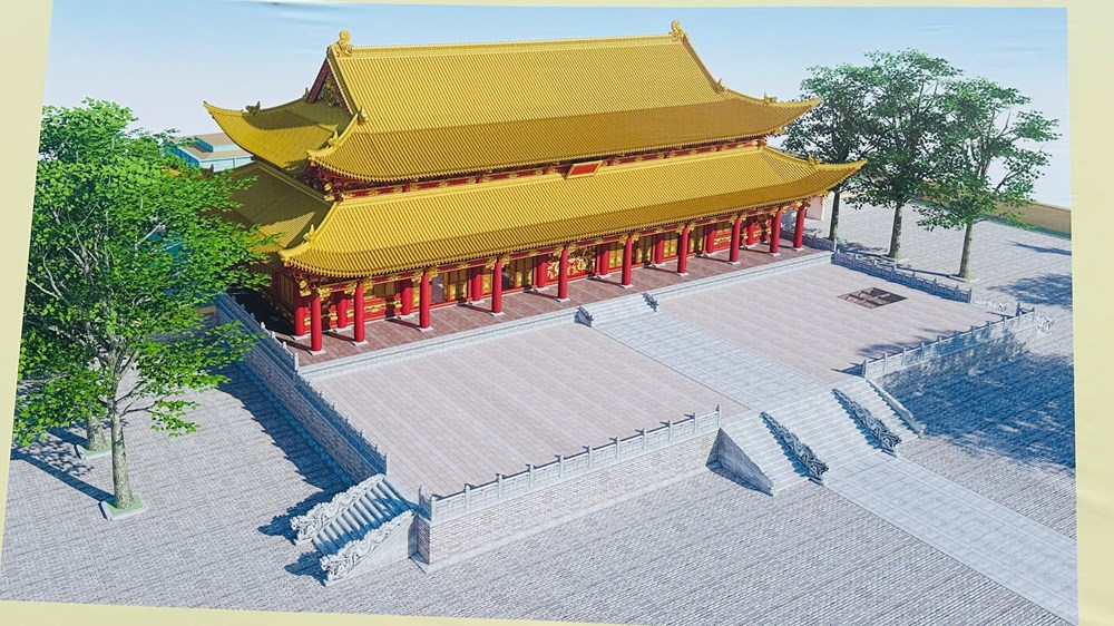 Lộ diện diện mạo Chính điện Kính Thiên sau 15 năm khai quật - ảnh 6