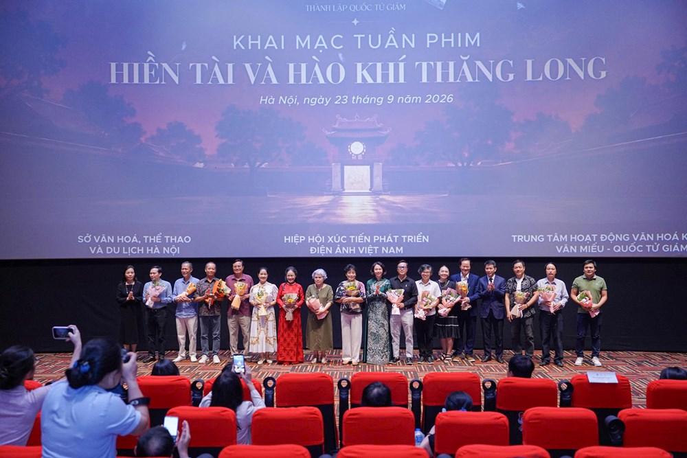 Khai mạc Tuần phim “Hiền tài và Hào khí Thăng Long” - ảnh 4
