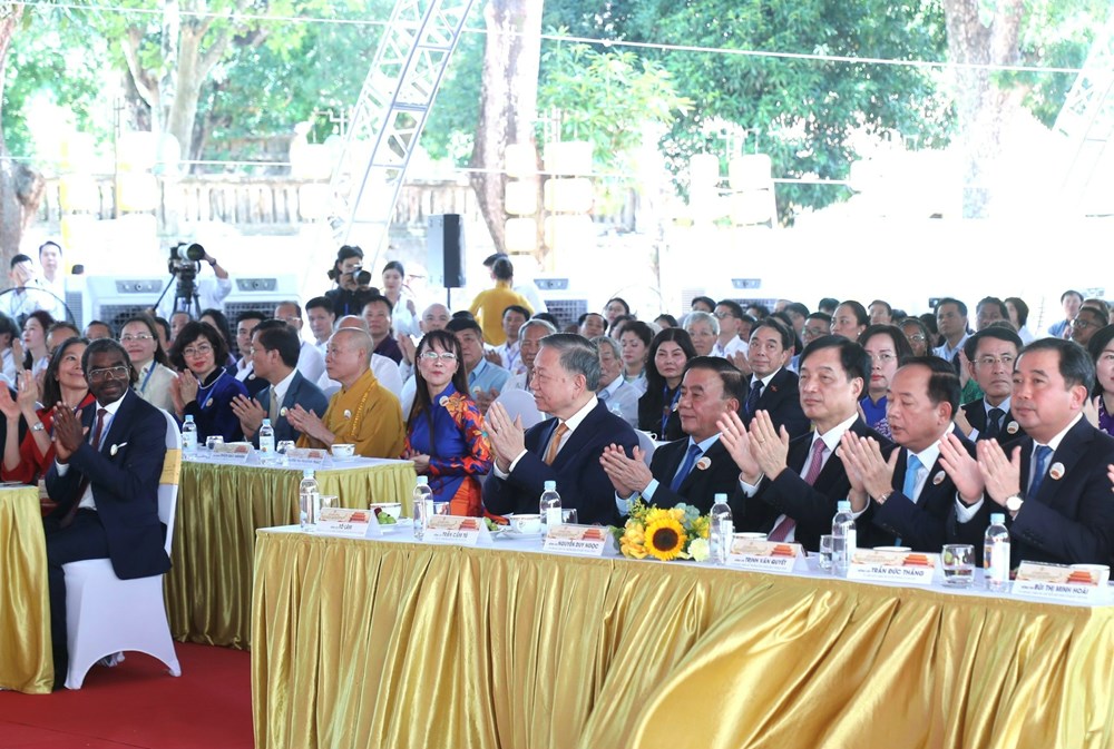 Tổng Bí thư, Chủ tịch nước Tô Lâm dự khởi công Dự án bảo quản, tu bổ, phục hồi Điện Kính Thiên - ảnh 1