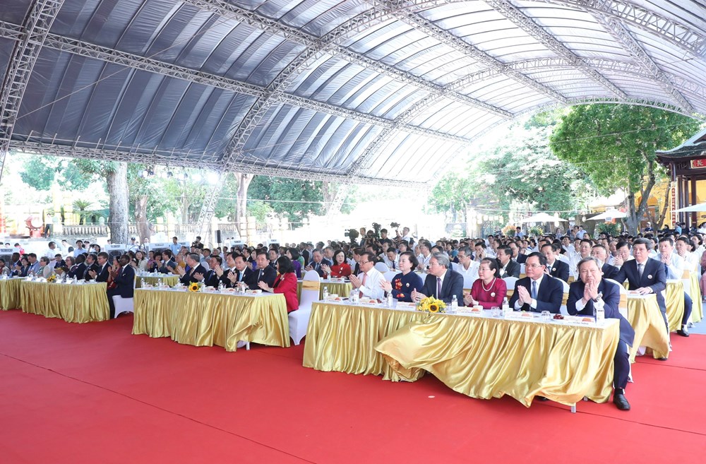 Tổng Bí thư, Chủ tịch nước Tô Lâm dự khởi công Dự án bảo quản, tu bổ, phục hồi Điện Kính Thiên - ảnh 6