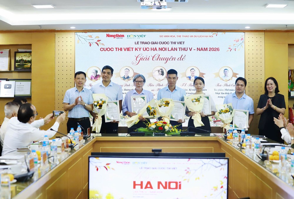 Trao giải cuộc thi “Ký ức Hà Nội” lần thứ V - ảnh 4
