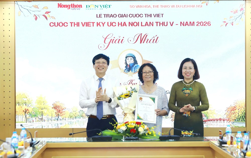 Trao giải cuộc thi “Ký ức Hà Nội” lần thứ V - ảnh 1