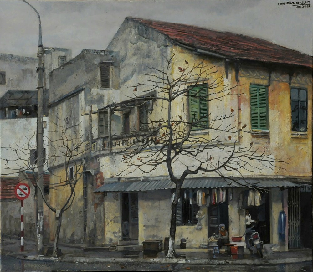 Hà Nội trong tranh Phạm Bình Chương - Lưu giữ những ký ức phố phường - ảnh 4