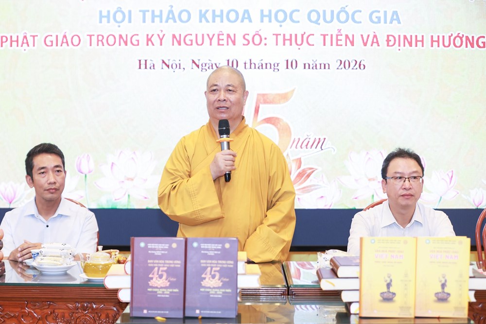 Nhiều hoạt động văn hóa Phật giáo kỷ niệm 45 năm thành lập Ban Văn hóa Trung ương GHPGVN - ảnh 1