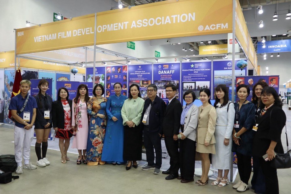 VFDA khai trương Gian hàng Điện ảnh Việt Nam tại BIFF 2026 - ảnh 4