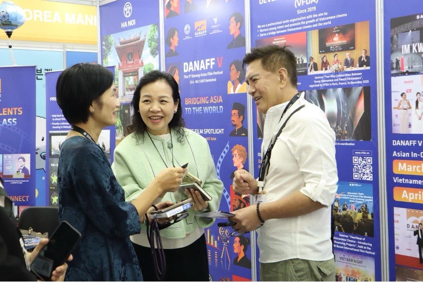 VFDA khai trương Gian hàng Điện ảnh Việt Nam tại BIFF 2026 - ảnh 3