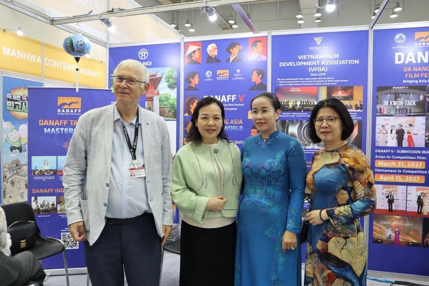 VFDA khai trương Gian hàng Điện ảnh Việt Nam tại BIFF 2026 - ảnh 2