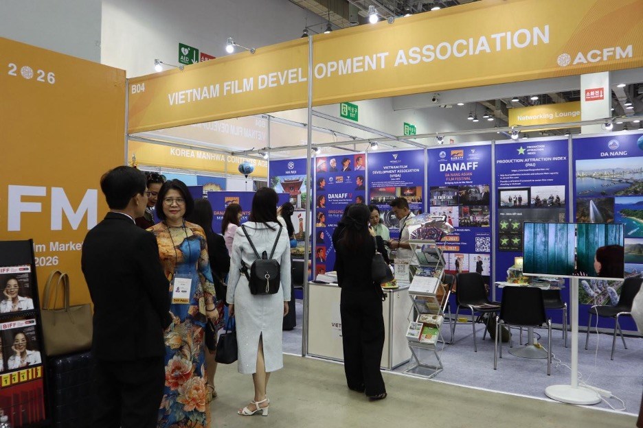 VFDA khai trương Gian hàng Điện ảnh Việt Nam tại BIFF 2026 - ảnh 9