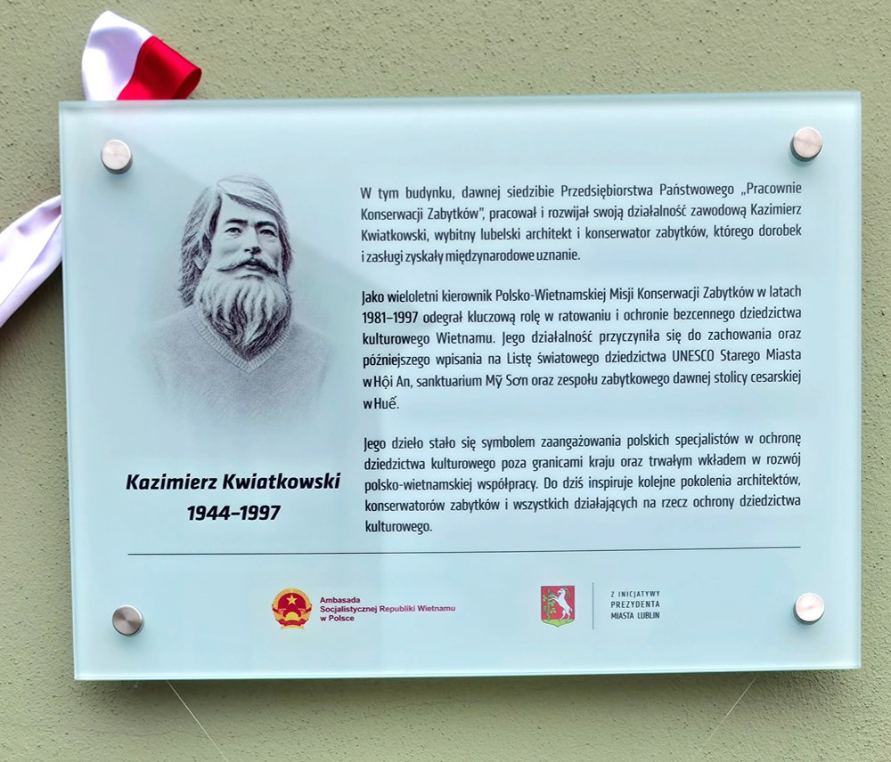 Khánh thành Bia tưởng niệm cố Kiến trúc sư Kazimierz Kwiatkowski tại thành phố Lublin, Ba Lan - ảnh 2
