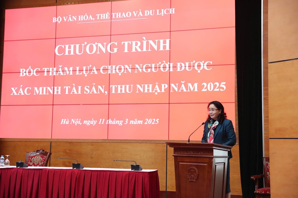 Bốc thăm lựa chọn người được xác minh tài sản, thu nhập năm 2025 - ảnh 1