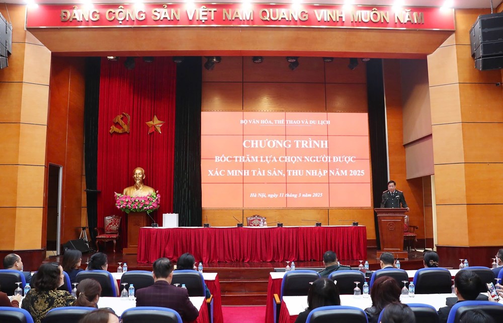 Bốc thăm lựa chọn người được xác minh tài sản, thu nhập năm 2025 - ảnh 2