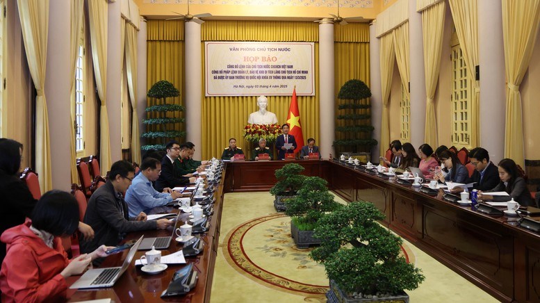 Công bố Pháp lệnh Quản lý, bảo vệ khu di tích lăng Chủ tịch Hồ Chí Minh - ảnh 1