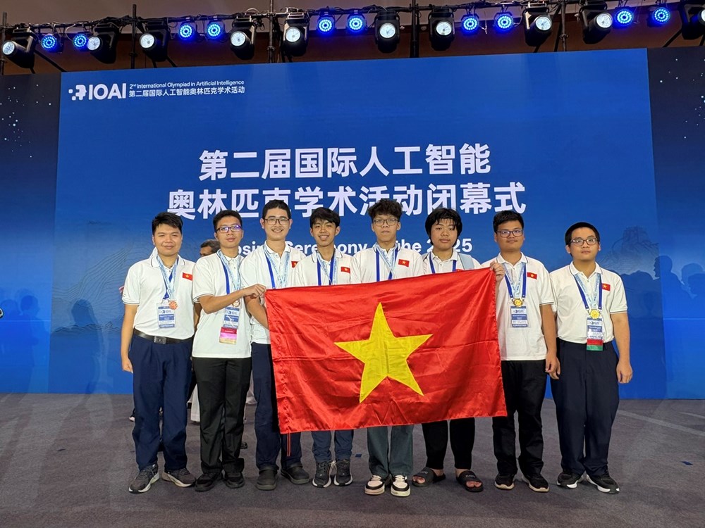 Đội tuyển Việt Nam giành thành tích cao tại Olympic Trí tuệ nhân tạo quốc tế - ảnh 1