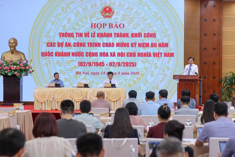 250 dự án, công trình đồng loạt khánh thành, khởi công sáng 19.8 - ảnh 1