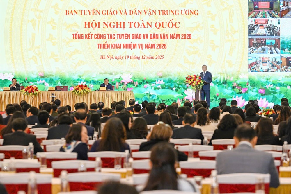 Tổng kết công tác Tuyên giáo và Dân vận năm 2025, triển khai nhiệm vụ năm 2026 - ảnh 4