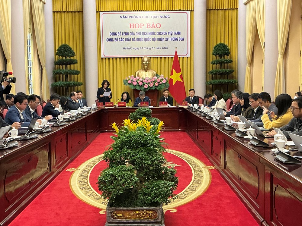 Công bố Lệnh của Chủ tịch nước về 13 luật - ảnh 3