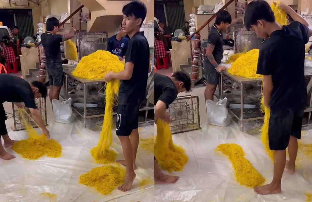 Triệt phá đường dây sản xuất, buôn bán mì sợi sử dụng chất cấm trong chế biến thực phẩm - ảnh 2