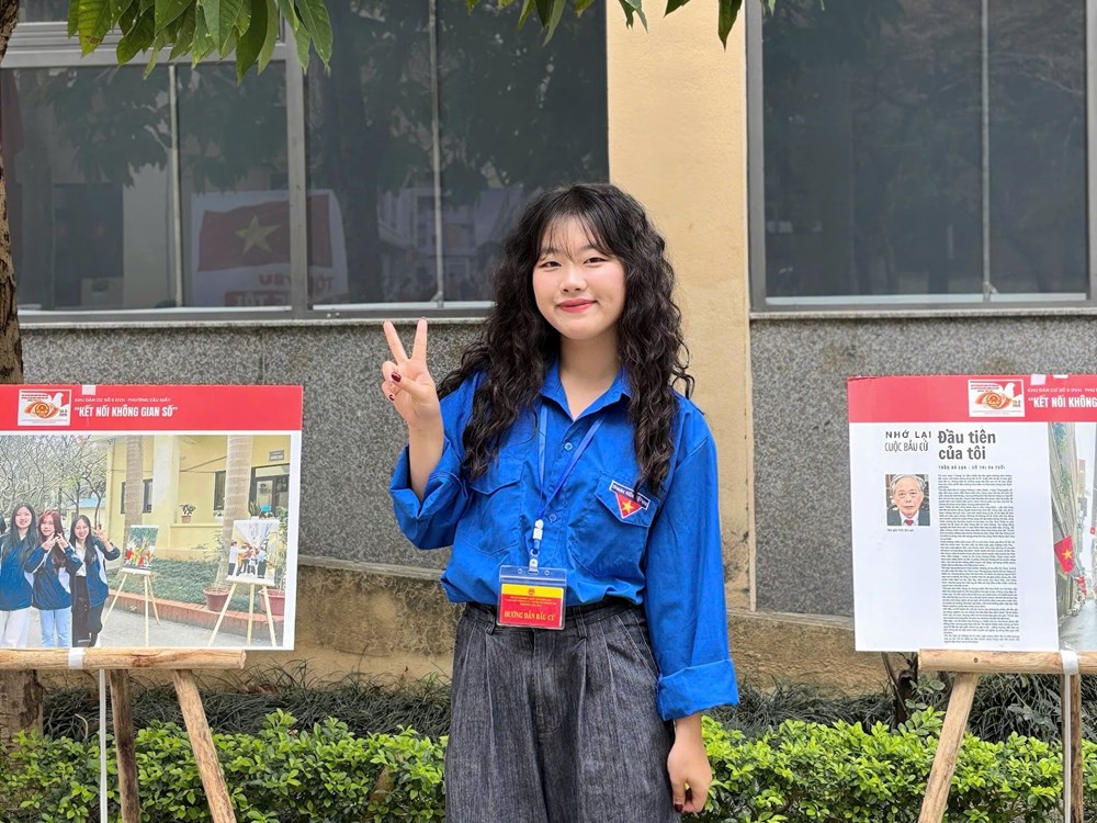 Hàng nghìn sinh viên Học viện Báo chí và Tuyên truyền hào hứng tham gia Ngày hội non sông - ảnh 3