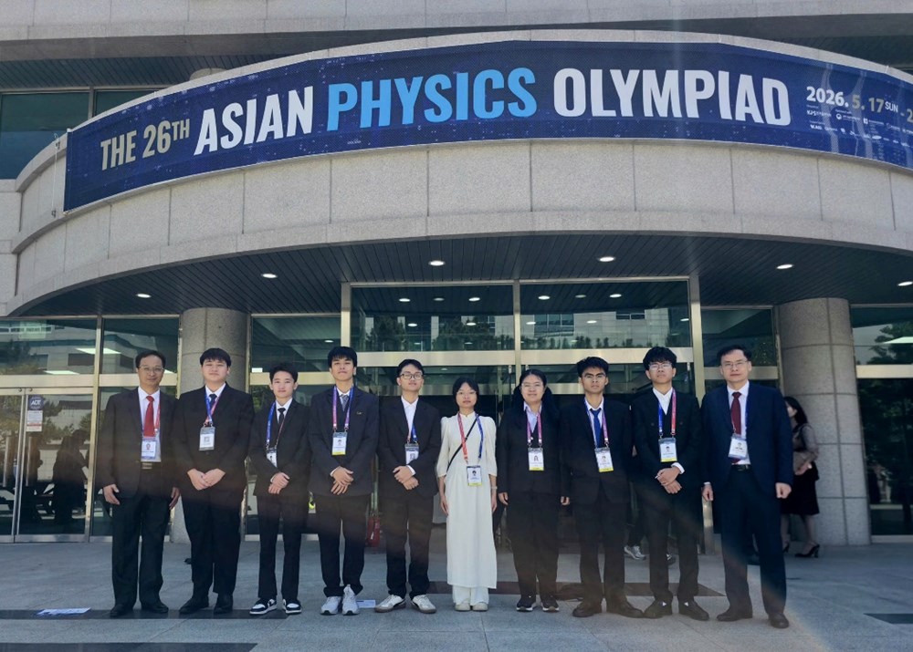 Kết quả Olympic Vật lí châu Á năm 2026 của Đội tuyển quốc gia Việt Nam - ảnh 1
