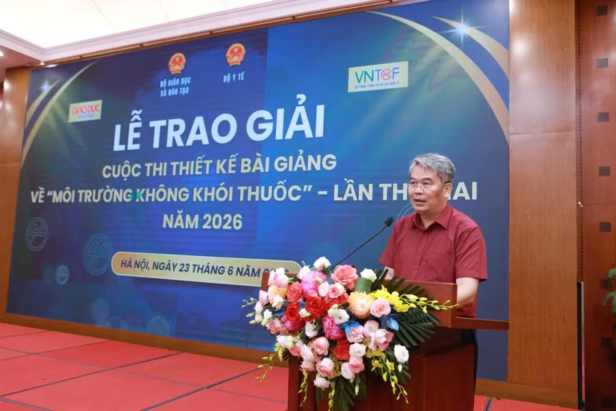 Trao giải Cuộc thi thiết kế bài giảng về “Môi trường không khói thuốc” - ảnh 4