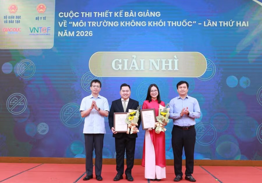 Trao giải Cuộc thi thiết kế bài giảng về “Môi trường không khói thuốc” - ảnh 7