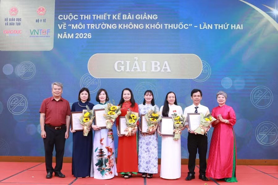 Trao giải Cuộc thi thiết kế bài giảng về “Môi trường không khói thuốc” - ảnh 6