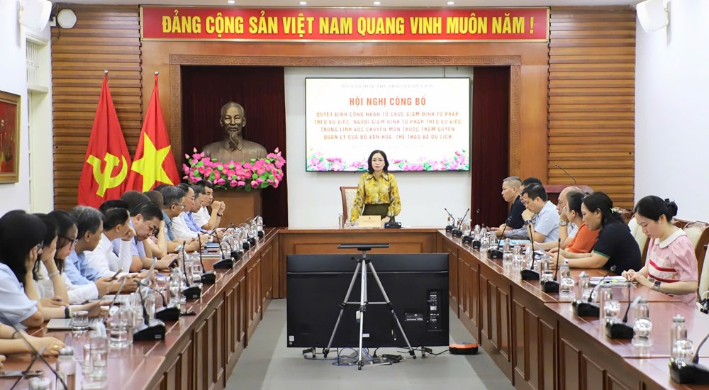 Công nhận tổ chức giám định tư pháp theo vụ việc trong lĩnh vực VHTTDL - ảnh 3