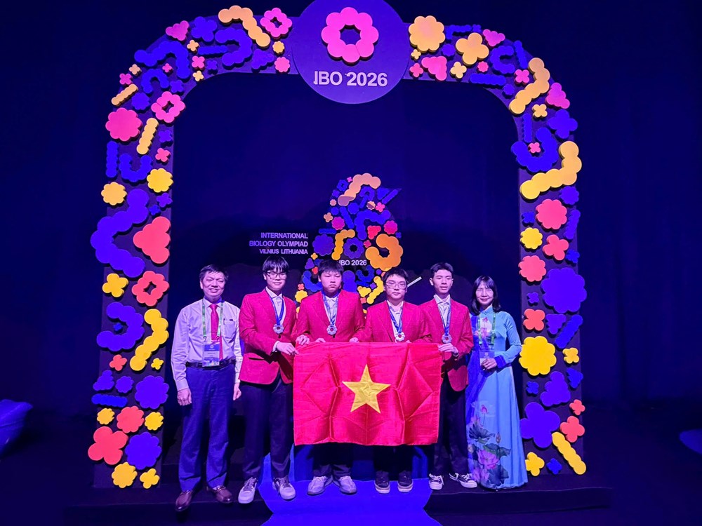 Việt Nam giành 4 Huy chương Bạc Olympic Sinh học quốc tế năm 2026 - ảnh 1